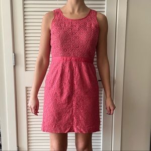 ELLE pink lace dress